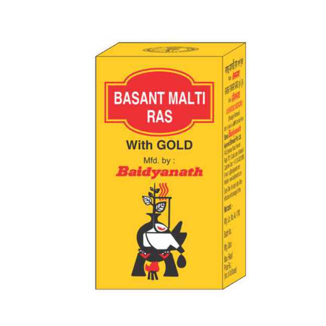 Baidyanath Basant Malti Ras with Gold Tablet - 25 tablets
