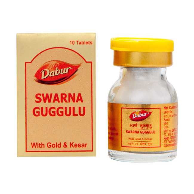 Dabur Swarna Guggulu Gold ,10 Tablets