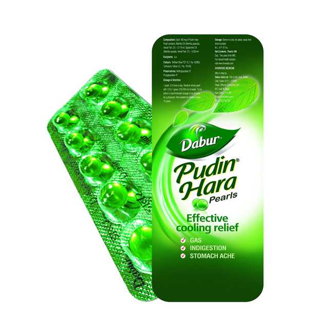 Dabur Pudin Hara Pearls -  10 Capsules