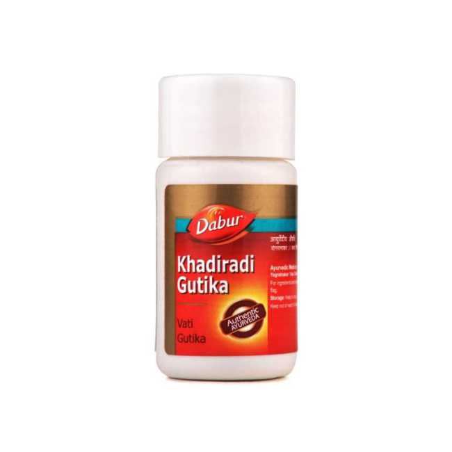 Dabur Khadiradi Gutika - 40 Tablets