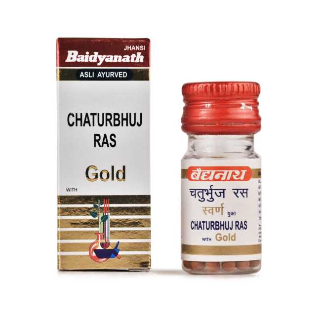 Baidyanath chaturbhuj Ras gold - 1gm