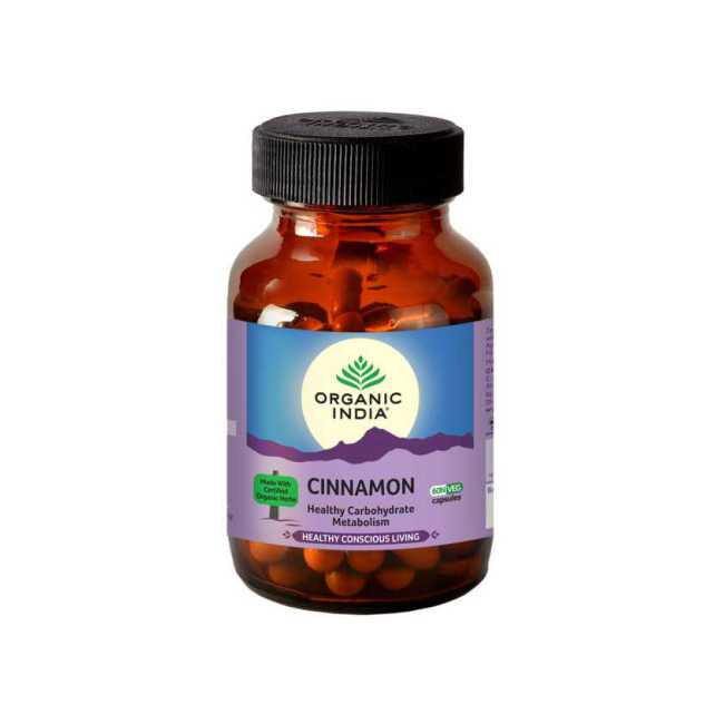 Organic India Cinnamon Capsule - 60capsules