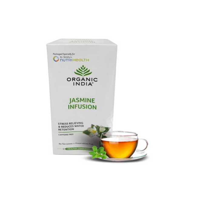Organic India Jasmine Infusion Bag - 25gm (1.5gm each)