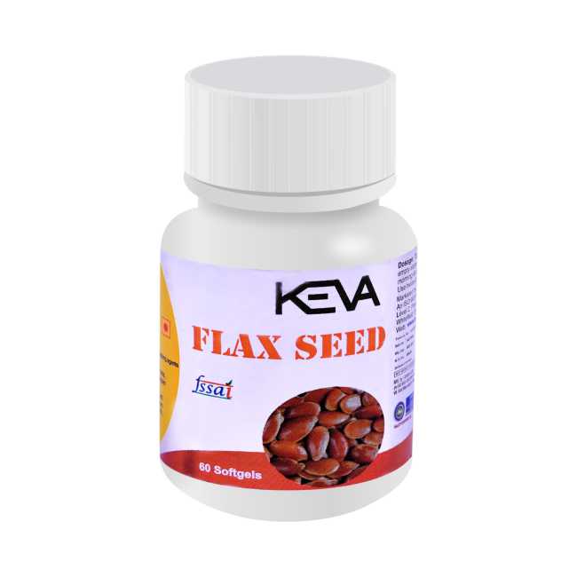 Keva Flax Seed 60 Capsules