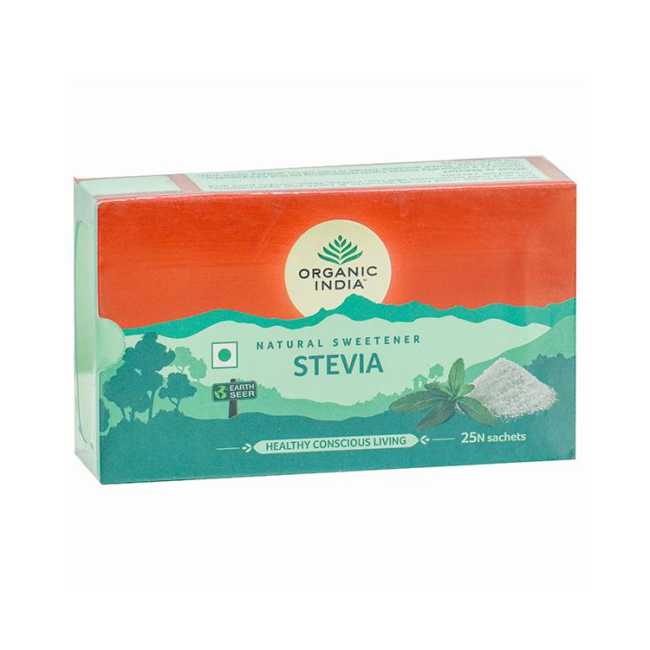 Organic India  Stevia 25 Sachets - 75g
