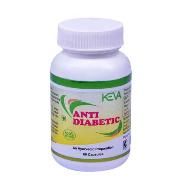 Keva Anti Diabetic (60 Capsules, 800 mg each)