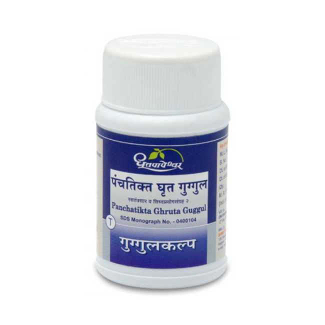 Dhootapapeshwar Panchatikta Ghruta Guggul - 25 Tablets
