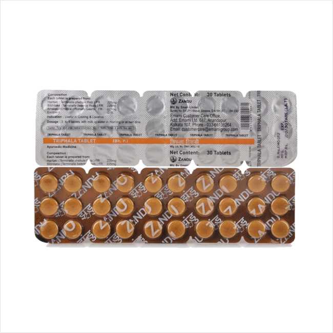 Zandu Triphala 30 Tablet