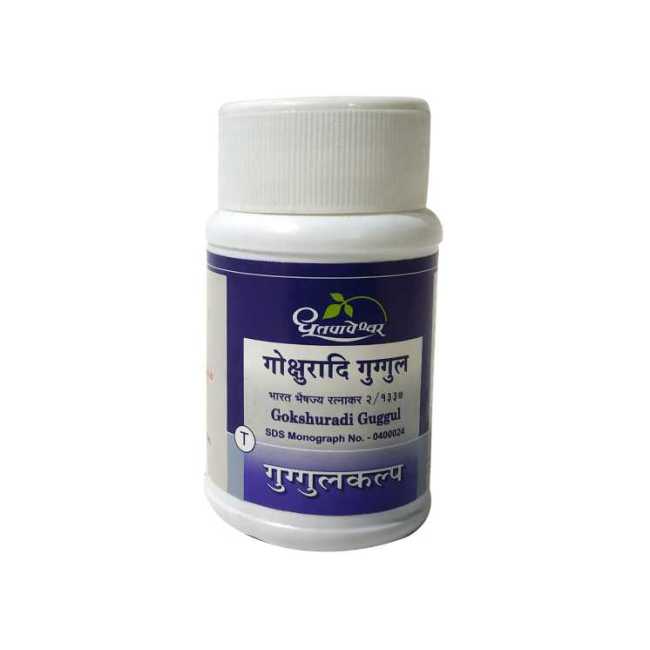 Dhootapapeshwar Gokshuradi Guggulu - 60 Tablets