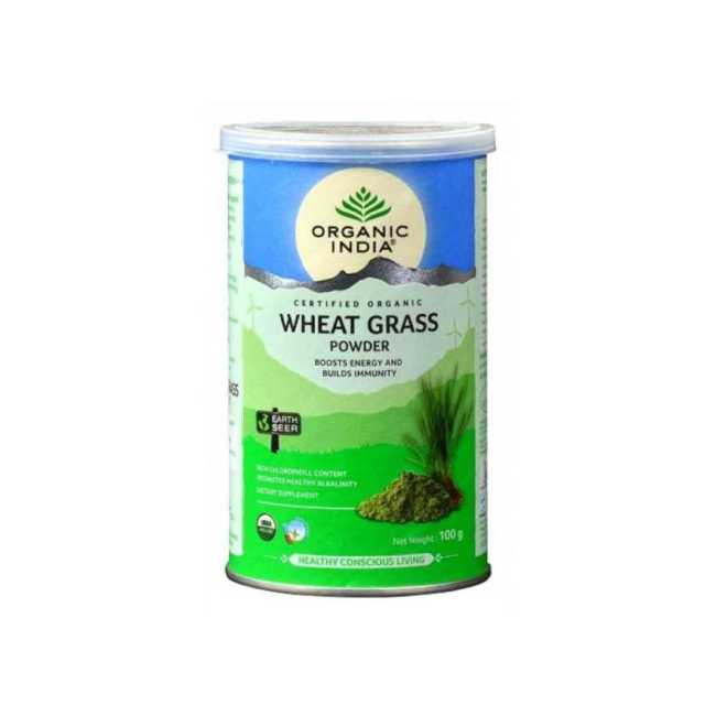 Organic India Wheat Grass Powder - 100 gm