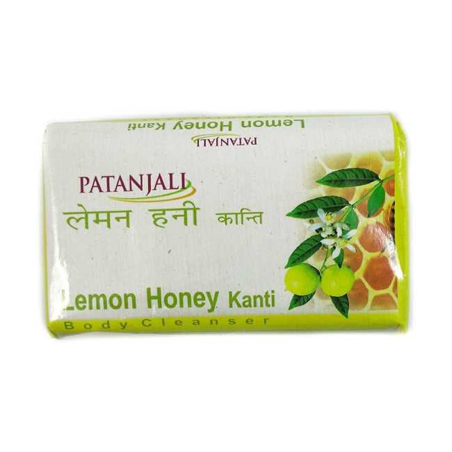 Patanjali Ayurveda Lemon Honey Kanti Body Cleanser - 75gm Soap