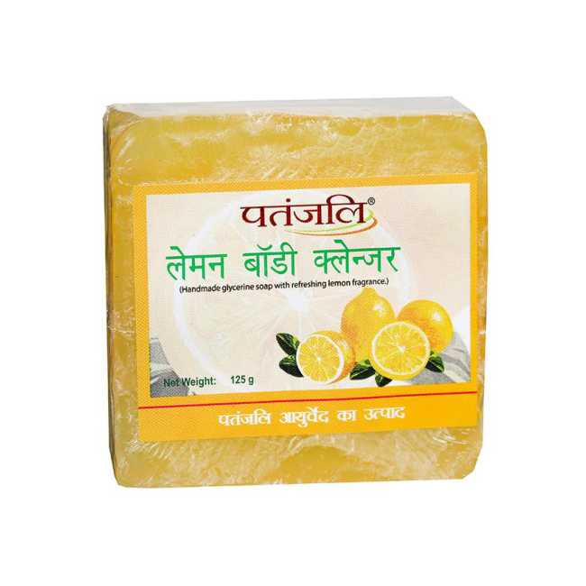 Patanjali Ayurveda Lemon Body Cleanser - 125gm Soap
