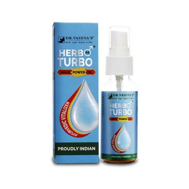 Dr Vaidya Herbo 24 Turbo Oil with Shilajit  For Male Vitality 25ml