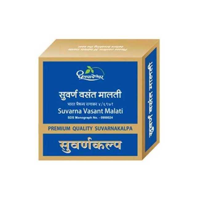 Dhootapapeshwar Svarna Vasant Malati Premium Quality Suvarnakalpa - 30Tablets