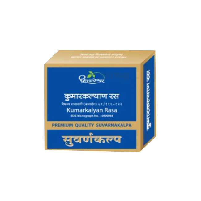 Dhootapapeshwar Kumarkalyan Rasa Premium Quality Suvarnakalpa - 10Tablets