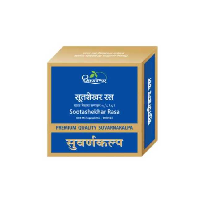 Dhootapapeshwar Sootashekhar Rasa Premium Quality Suvarnakalpa - 10 Tablets