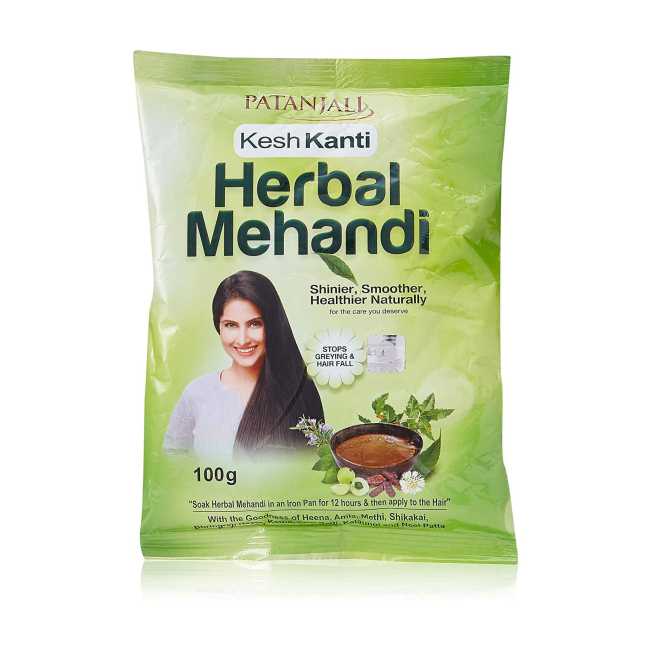 Patanjali Ayurveda Kesh Kanti Herbal Mehandi - 100gm Powder