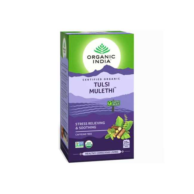 Organic India Tulsi Mulethi - 25 Tea Bags