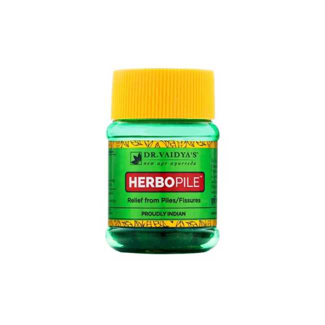 Dr Vaidya Herbopile Pills For Fissures and Piles Relief - 30 tablets