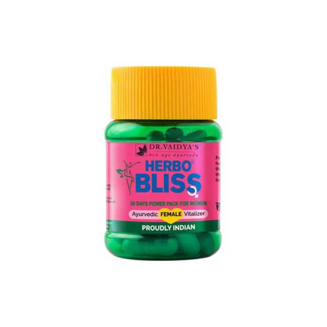 Dr Vaidyas Herbobliss Natural Vitality for Women - 90 Capsule