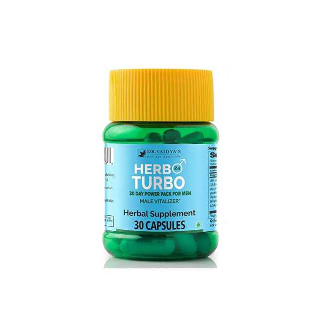 Dr Vaidyas Herbobliss Natural Vitality for Women - 60 Capsule