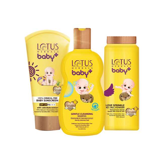 Lotus Herbals Baby Sunshine Care Combo