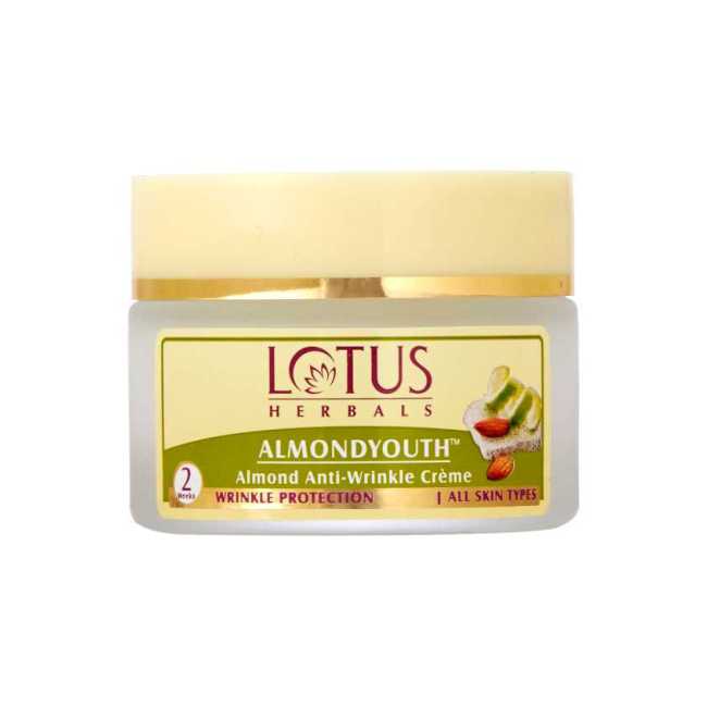 Lotus Herbals Almondyouth Almond Anti-Wrinkle Creme (50gm)
