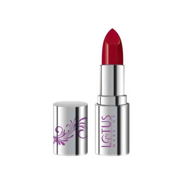 Lotus Makeup Ecostay Butter Matte Lip Colour, Red Rave, 4.2g