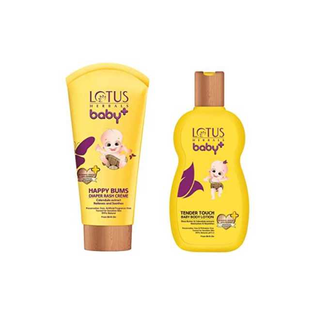 Lotus Herbals Baby+ Tender Touch Baby Body Lotion - 100ml