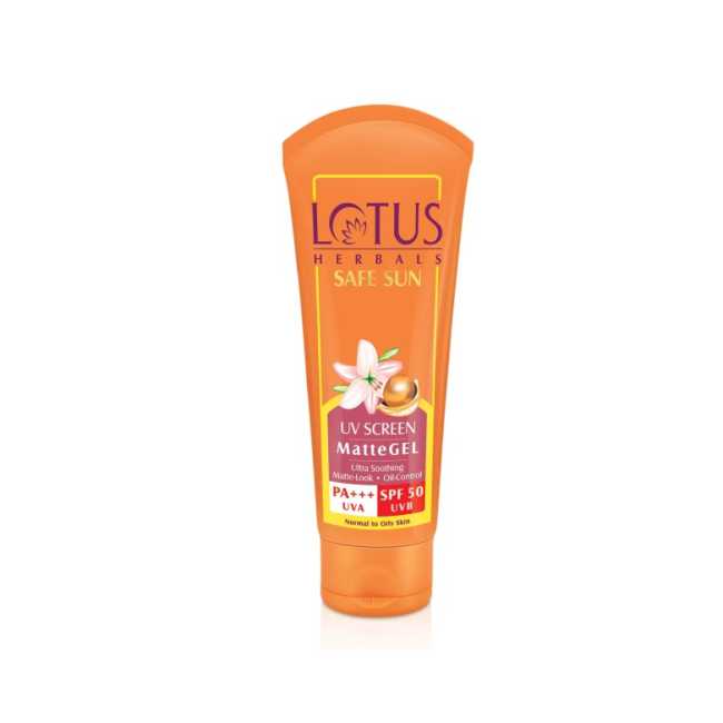Lotus Safe Sun Invisible Matte Gel Sunscreen SPF 50