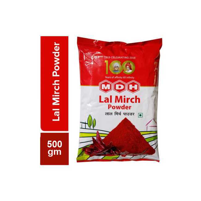 MDH Powder Lal Mirch 500 gm Pouch