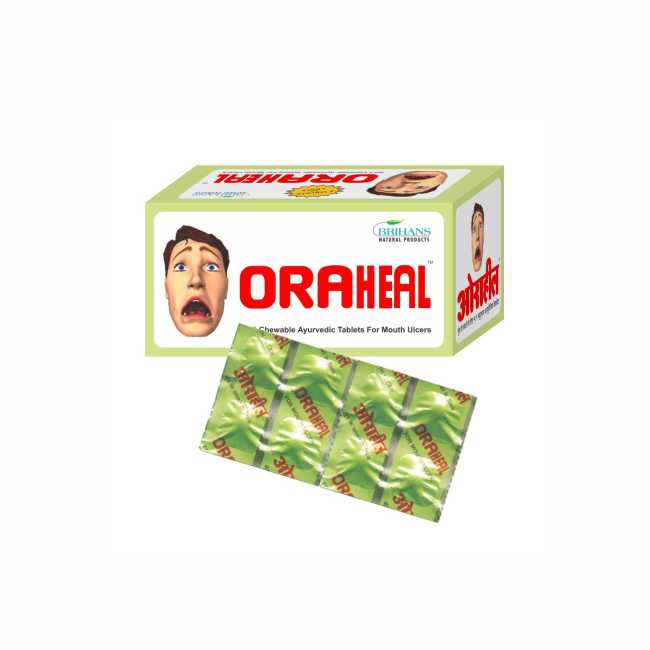 Brihans Oraheal Mouth Ulcer Tablets 20x8tab