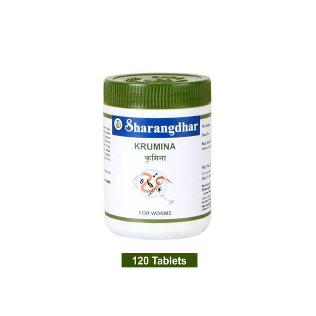 Sharangdhar Krumina 120 Tablets