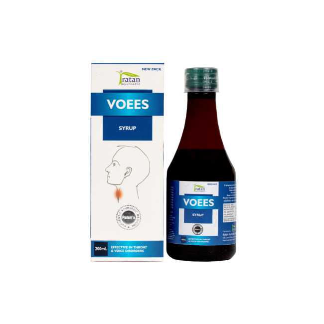 Ratan S Ayurvedic Sansthan - Voees Syrup 200ml