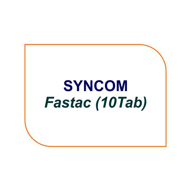 Syncom  Fastac 10Tablets