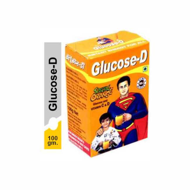 Tushar Health Care  Glucose-D Orange 100gm