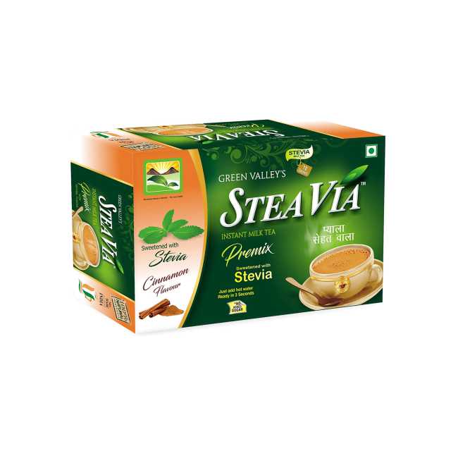 GVS Steavia Milk Tea Premix (3 in 1)  Cinammon  (10 sachet x 1gm)