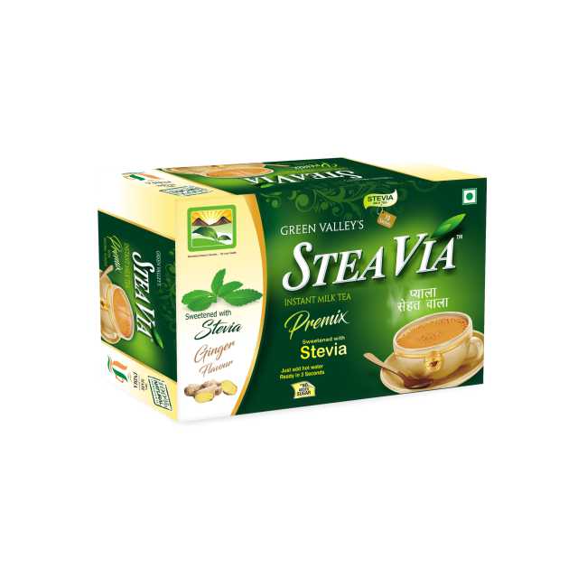 GVS Instant Herbal Stevia Infusion ( Stevia Tea ) Ginger (10 sachet x 1gm)