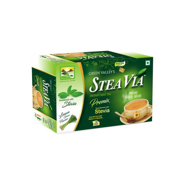 GVS Instant Herbal Stevia Infusion ( Stevia Tea ) Lemon Grass  (10sachet x 1gm)
