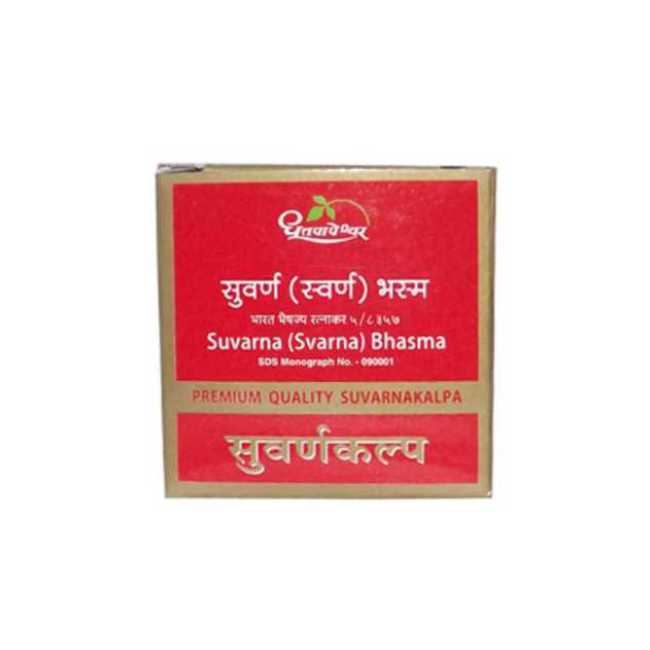 Dhootapapeshwar Suvarna (Svarna) Bhasma Premium Quality Suvarnakalpa Tablet - 100mg
