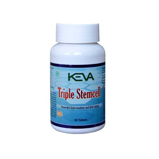 Keva Triple Stem Cell Tablet (60 Tablets, 1250mg)
