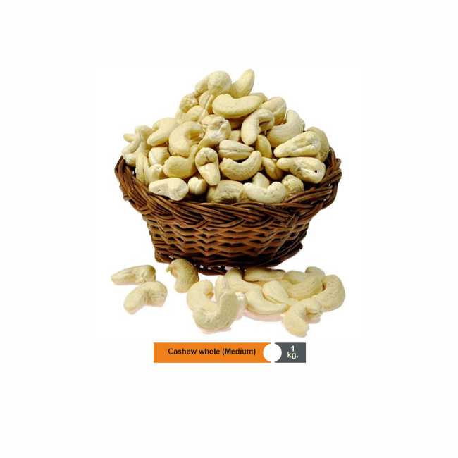 Cashew whole (Medium) 1kg