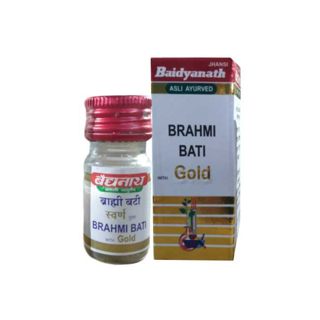 Baidyanath Brahmi Bati With Gold - 05 tablets