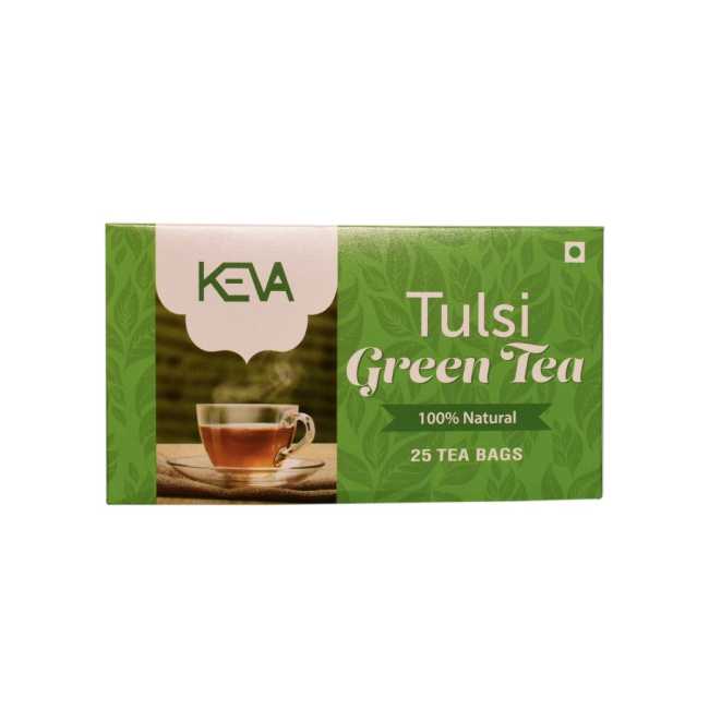 Keva Green Tea with Tulsi (pack of 25 sachets)