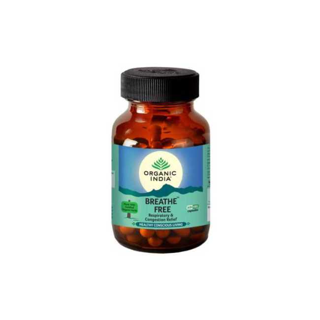 Organic India Breathe Free Veg 60 Capsule