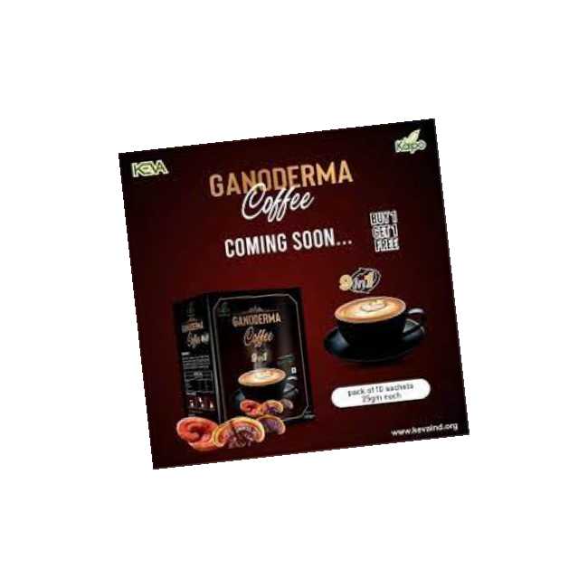 Keva Ganoderma Coffee 250gm (9-in-1) Pack of 10 Sachets