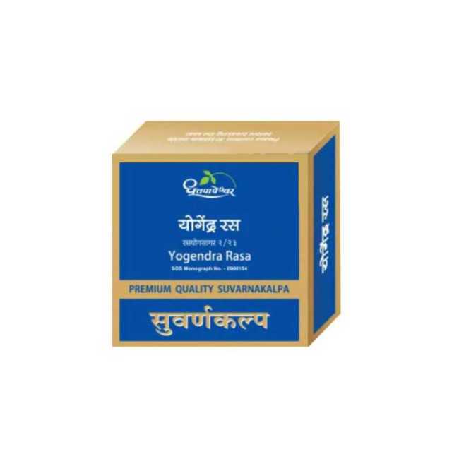 Dhootapapeshwar Yogendra Rasa Premium Quality Suvarnakalpa - 10 Tablets