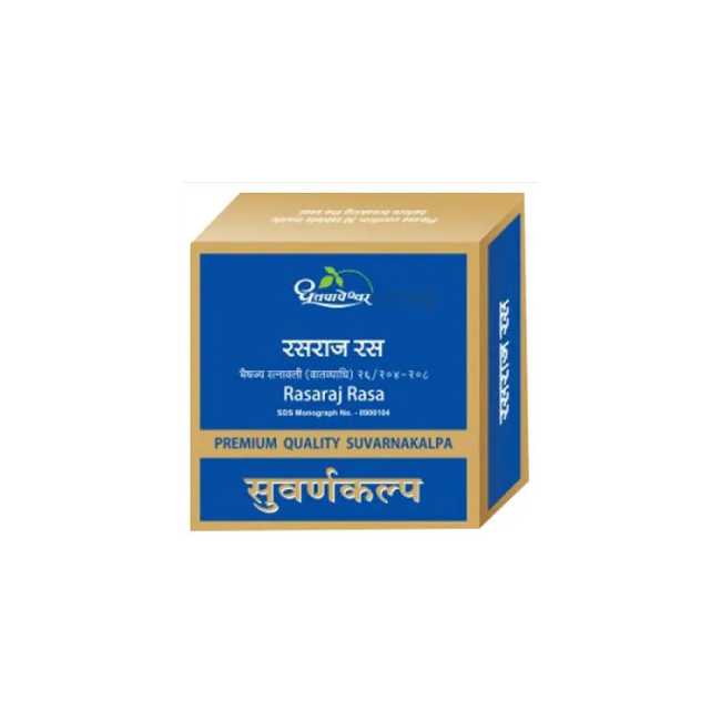 Dhootapapeshwar Rasaraj Rasa Premium Quality Suvarnakalpa - 10 Tablets