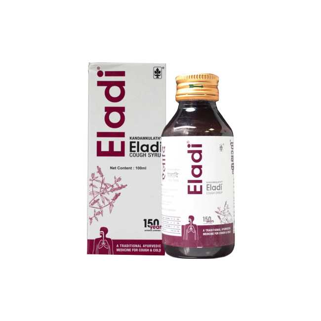 Kandamkulatahy Vaidyasala Eladi Cough Syrup 100ml