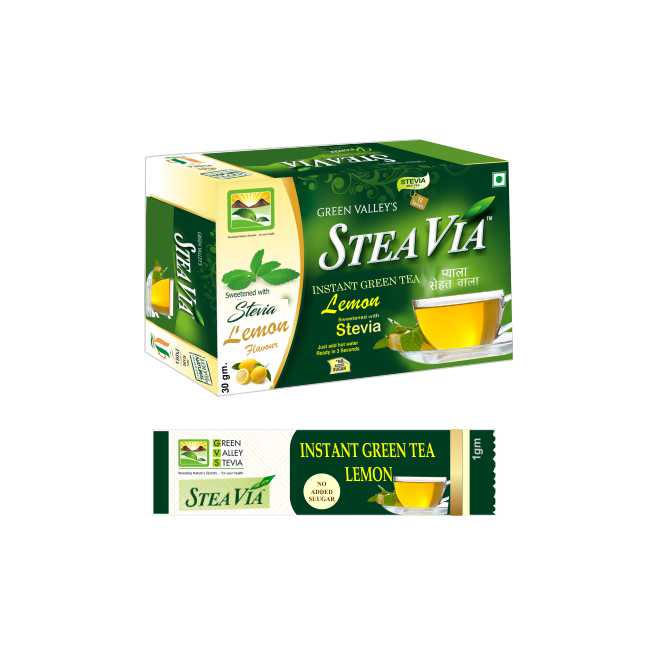 GSV Instant Green Tea Lemon (30 x 1gm Sachet)